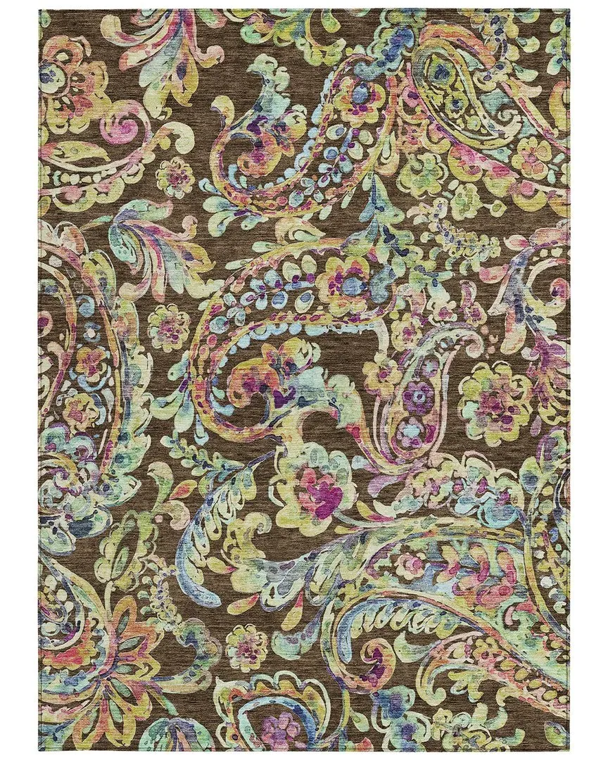 Chantille Indoor/Outdoor Washable Rug - Brown, Polyester