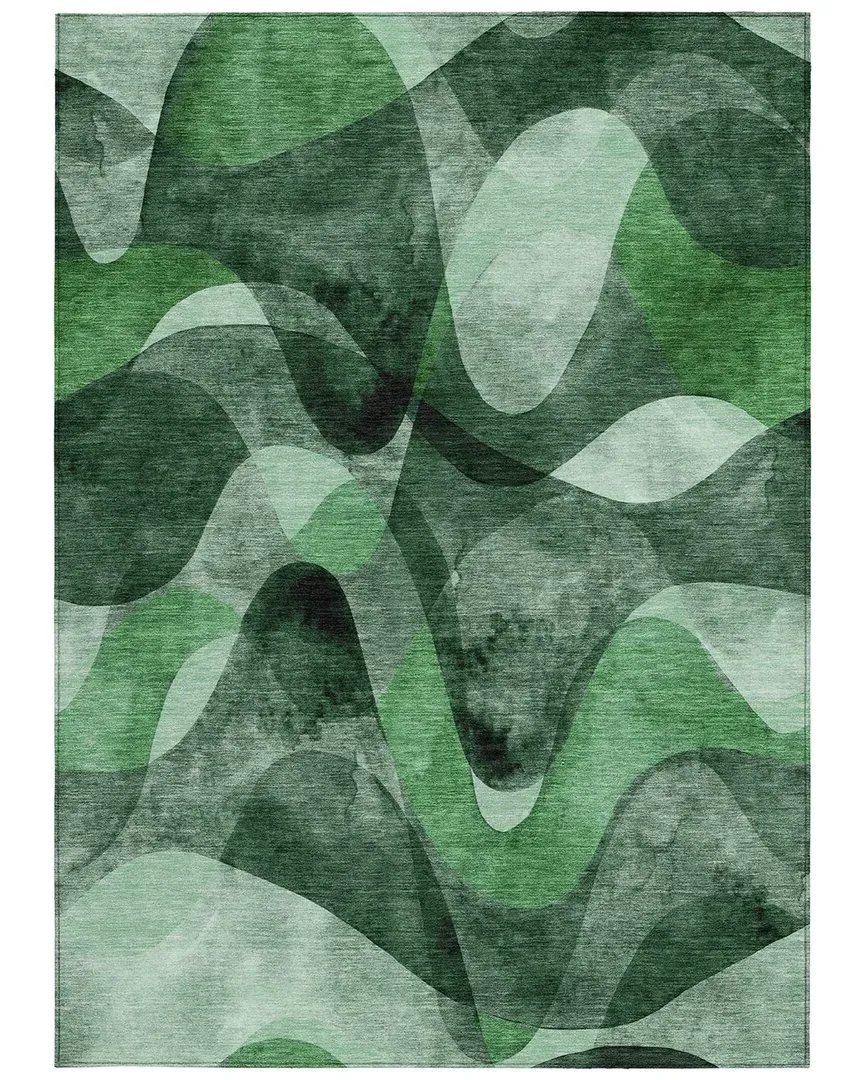 Chantille Indoor/Outdoor Washable Rug - Green, Polyester