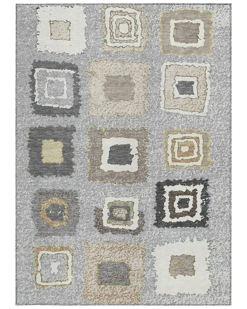 Indoor/Outdoor Rug - Gray, Polyester