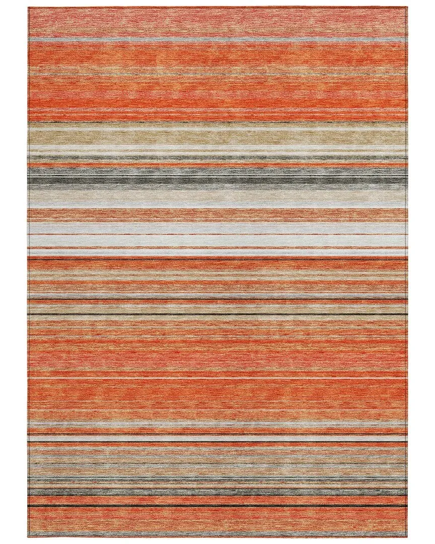 Indoor/Outdoor Rug - Orange, Polyester