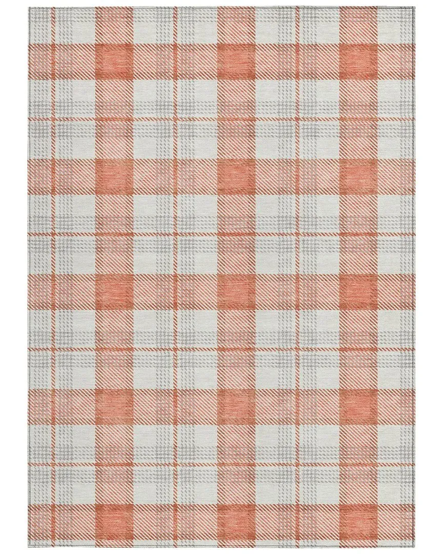 Indoor/Outdoor Rug - Orange, Polyester