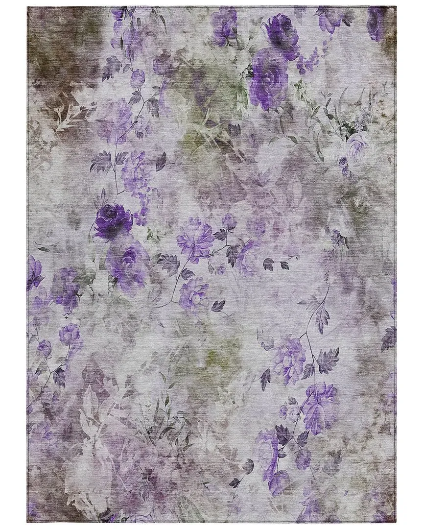 Indoor/Outdoor Rug - Purple, Polyester
