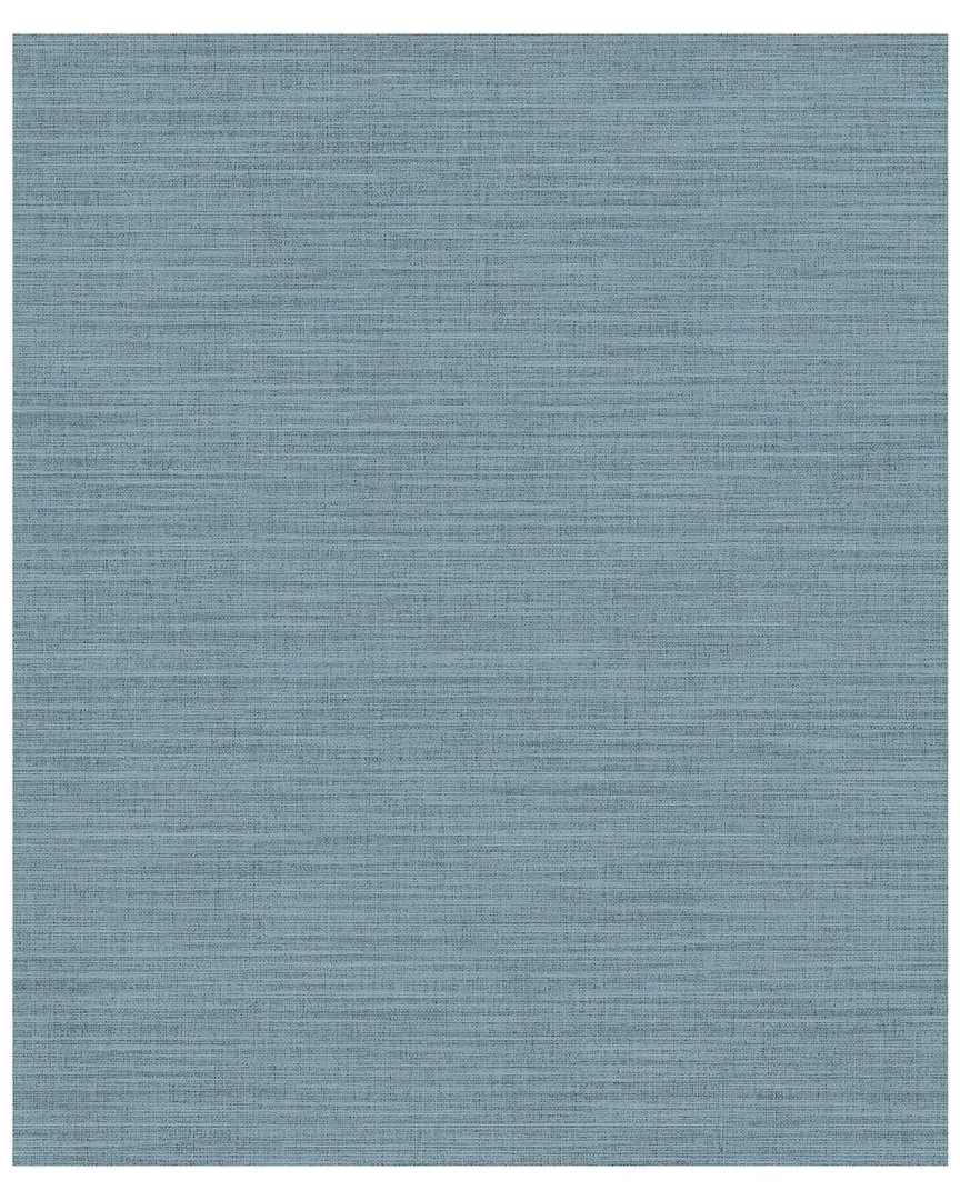 Fetco Colicchio Wallpaper - Blue, Linen Texture image