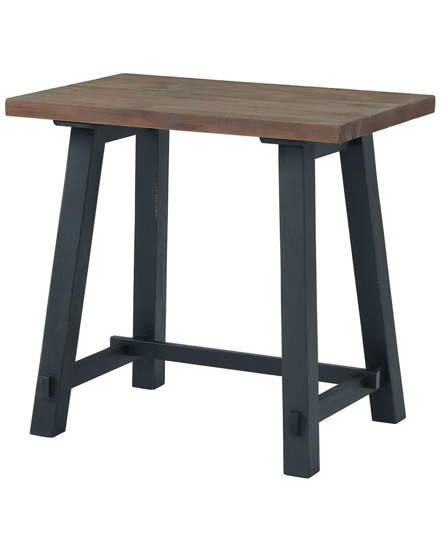 Adam 32In Small Solid Wood Desk - Rustic Natural, Pine image