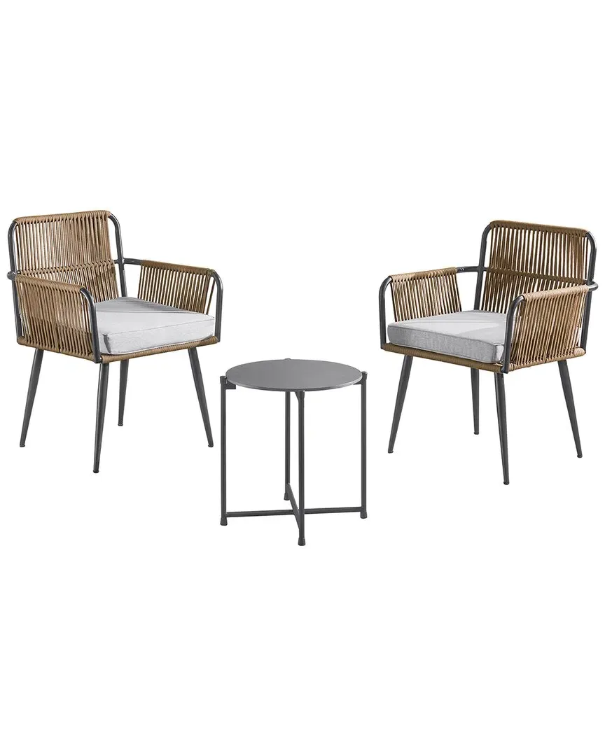 Alburgh Outdoor Conversation Set with Cocktail Table