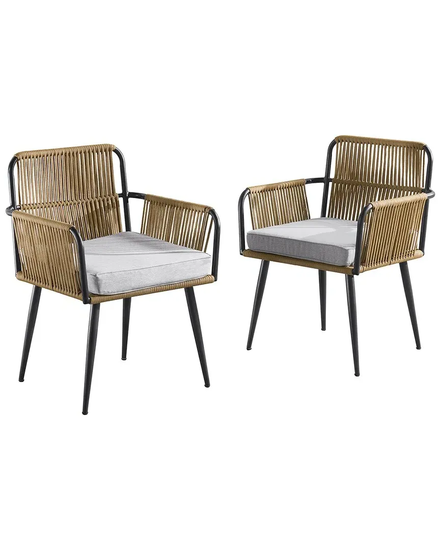 Alburgh Set of 2 Outdoor Chairs - Beige image