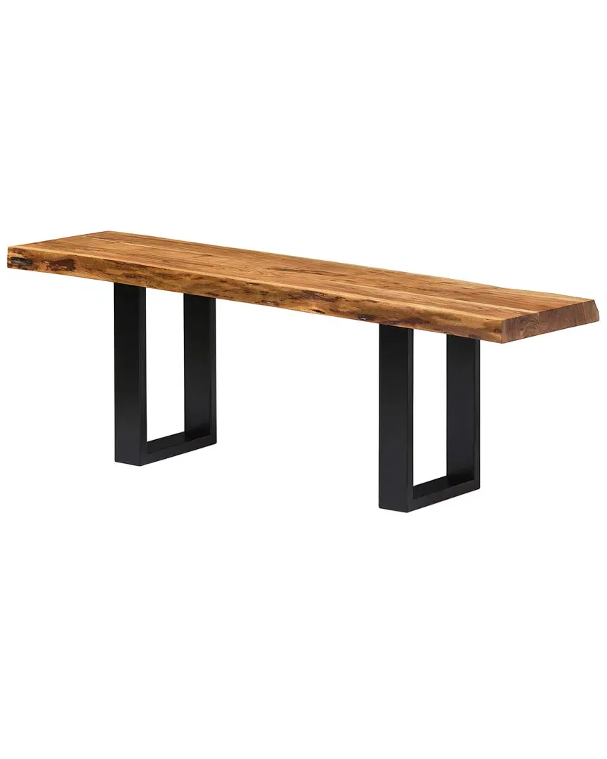 Alpine 48in Live Edge Bench - Acacia