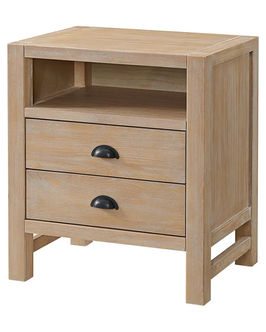 Arden 2-Drawer Nightstand - Natural, Wood image