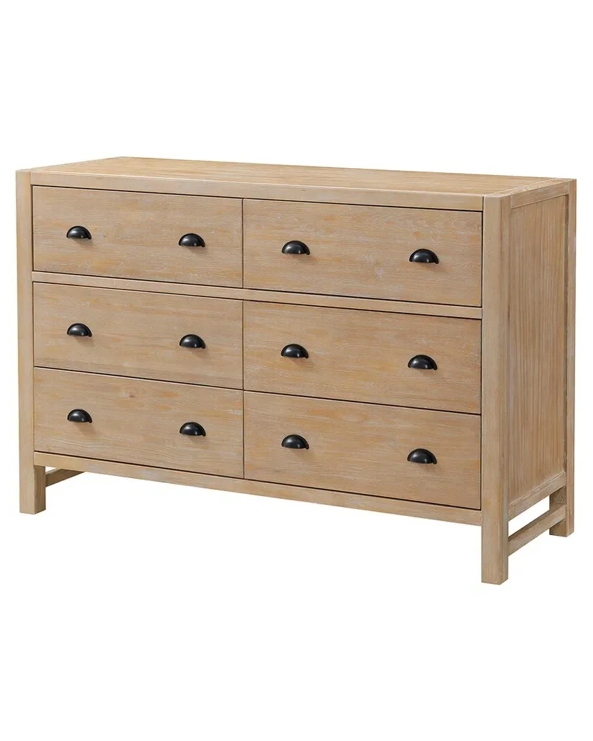 Arden 6-Drawer Double Dresser - Natural, Wood