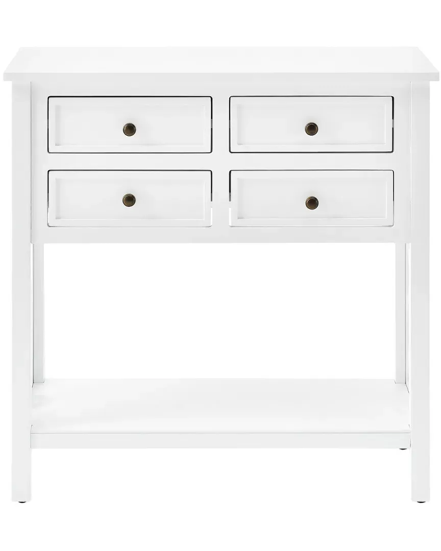 Coventry 32in Console Table with 4-Drawers - Wood