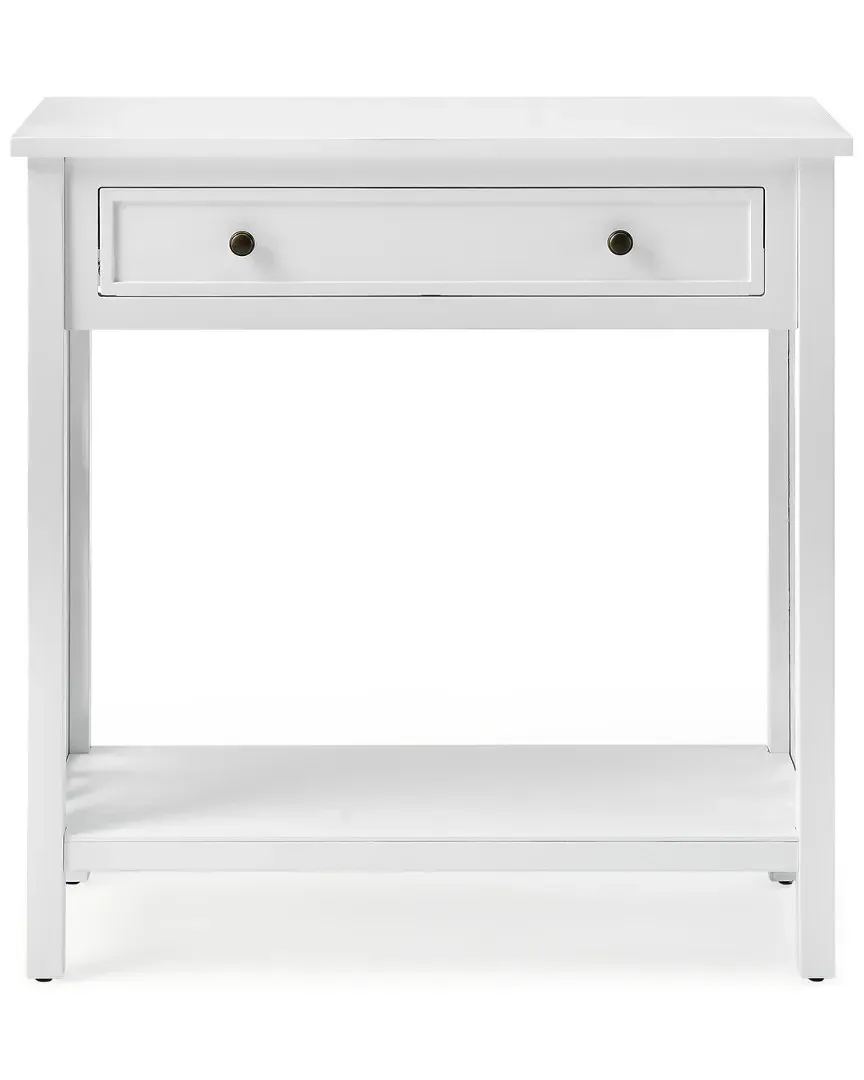 Coventry 32in Console Table with Drawer and Shelf - Wood