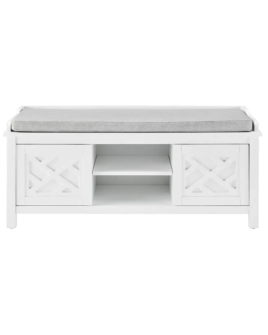 Coventry 45in Storage Bench with Cushion - Pine