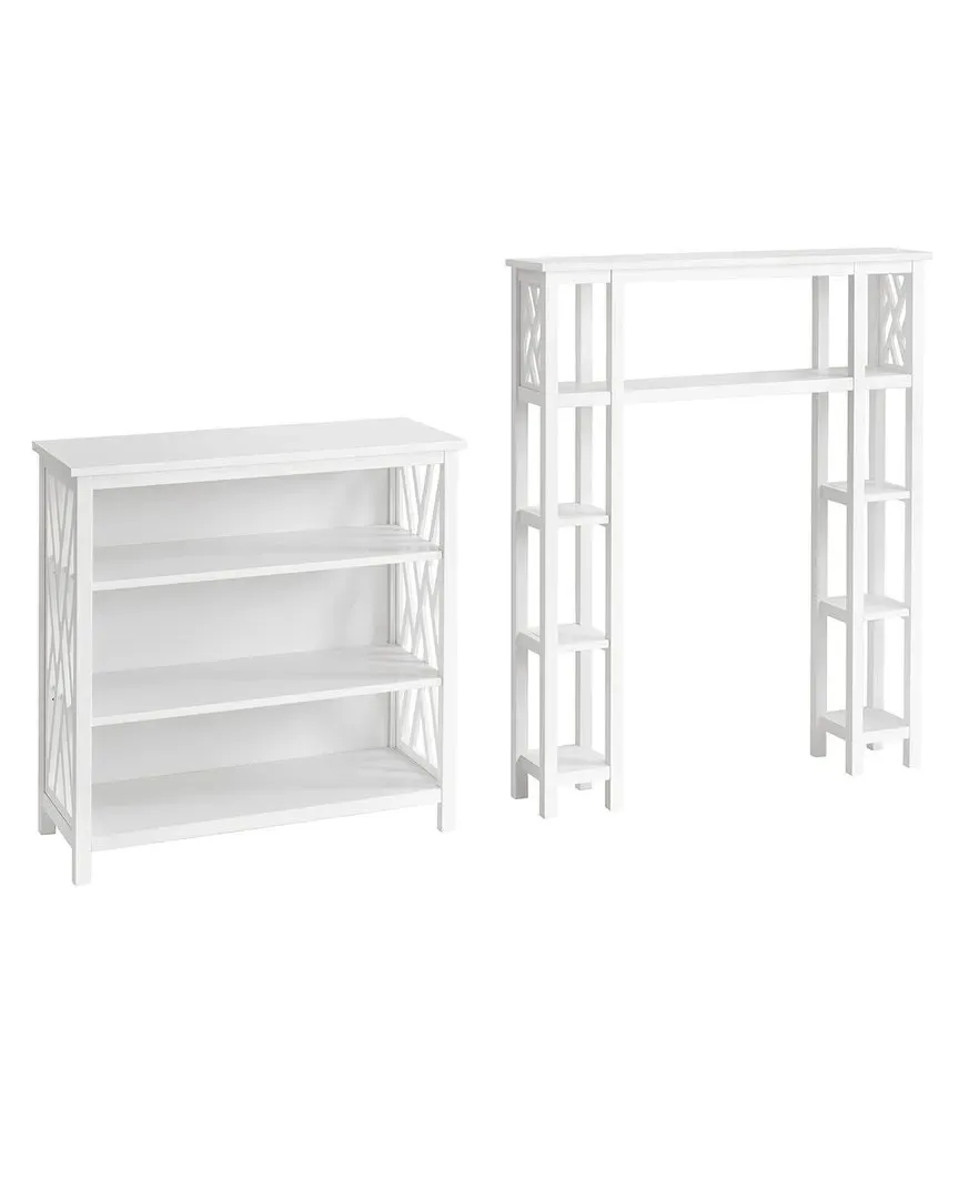 Coventry Over Toilet Open Shelving Unit - White image