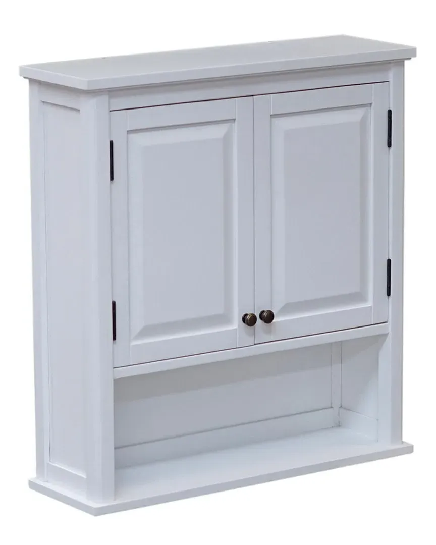 Dorset Wall Mounted Bath Storage Cabinet - White