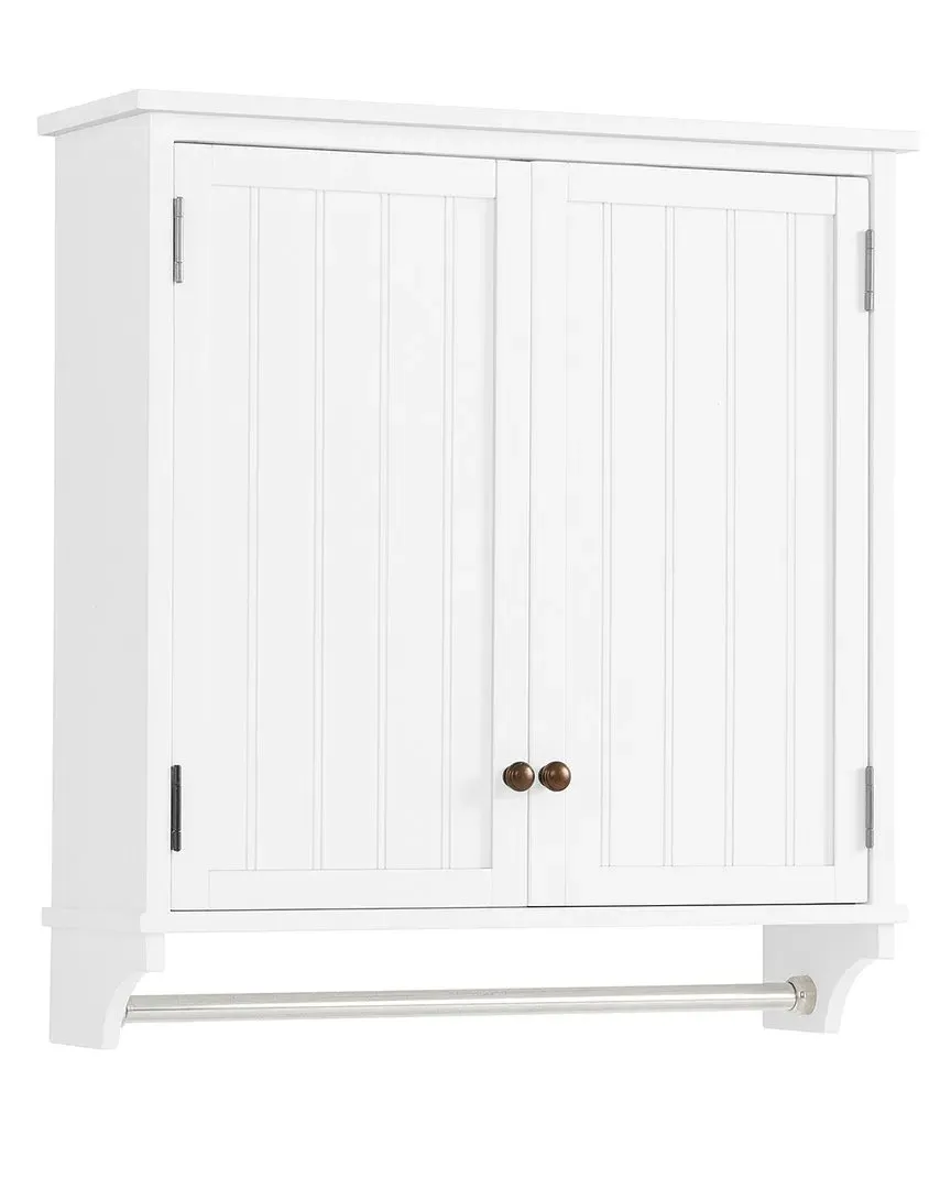 Dover Wall Mounted Bathroom Storage Cabinet - White image
