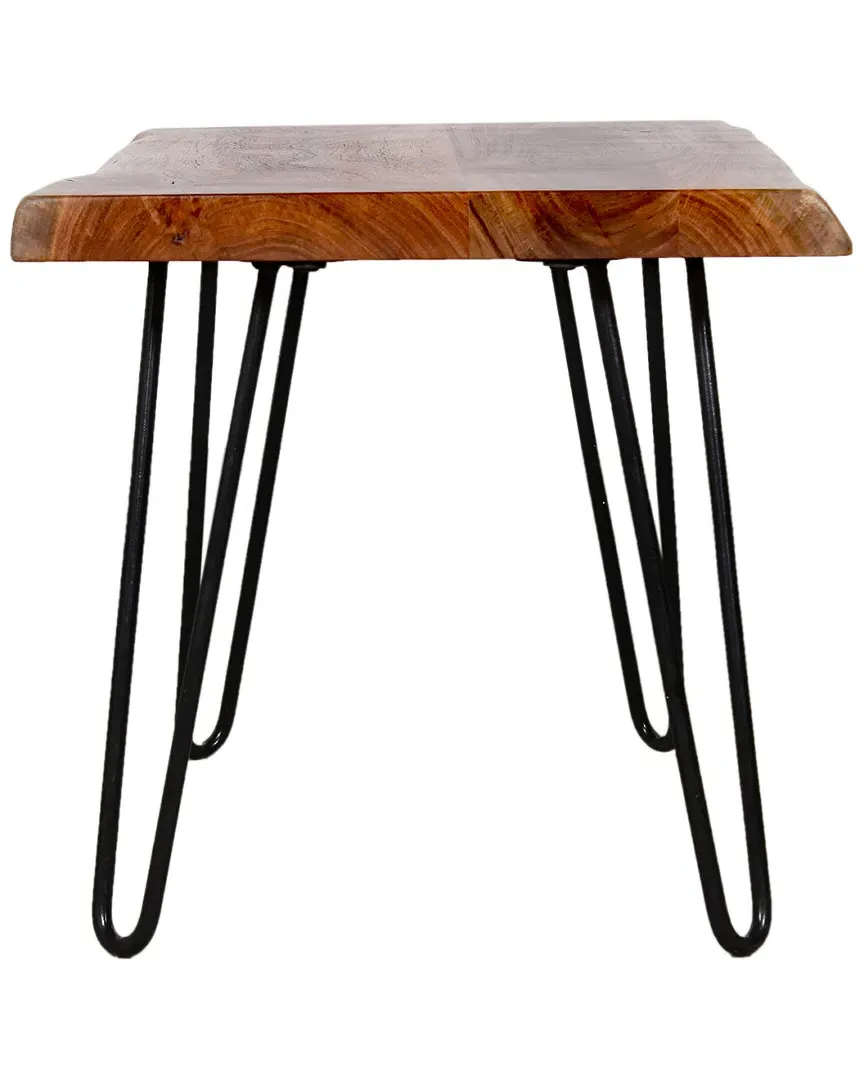 Hairpin End Table - Natural, Acacia Wood image