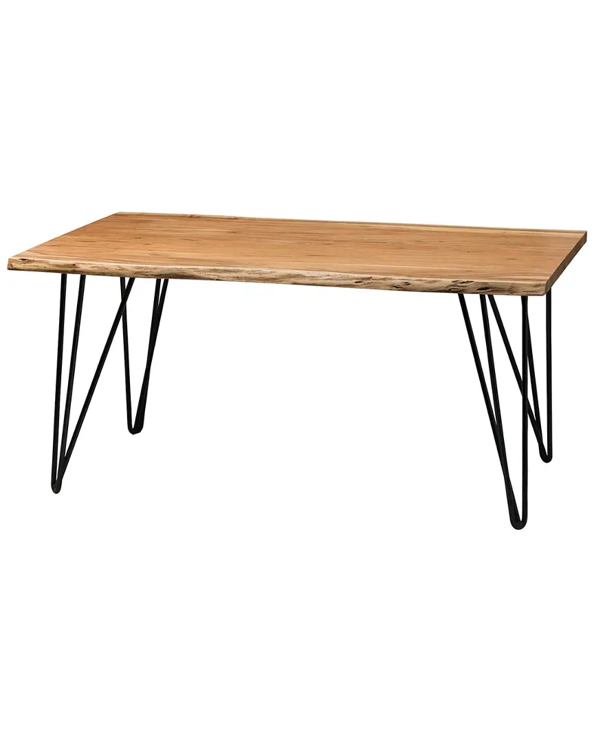 Hairpin Live Edge Coffee Table - Natural, Acacia Wood image