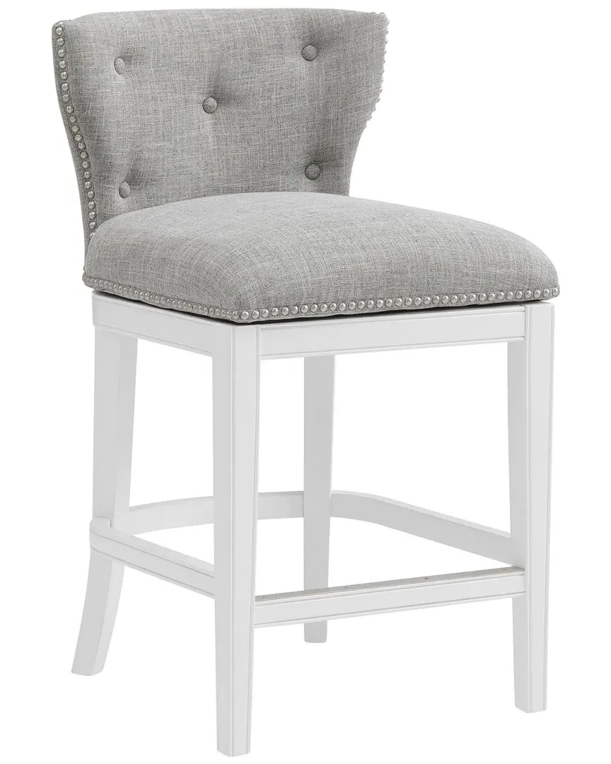 Miranda Swivel Counter Height Bar Stool - White image