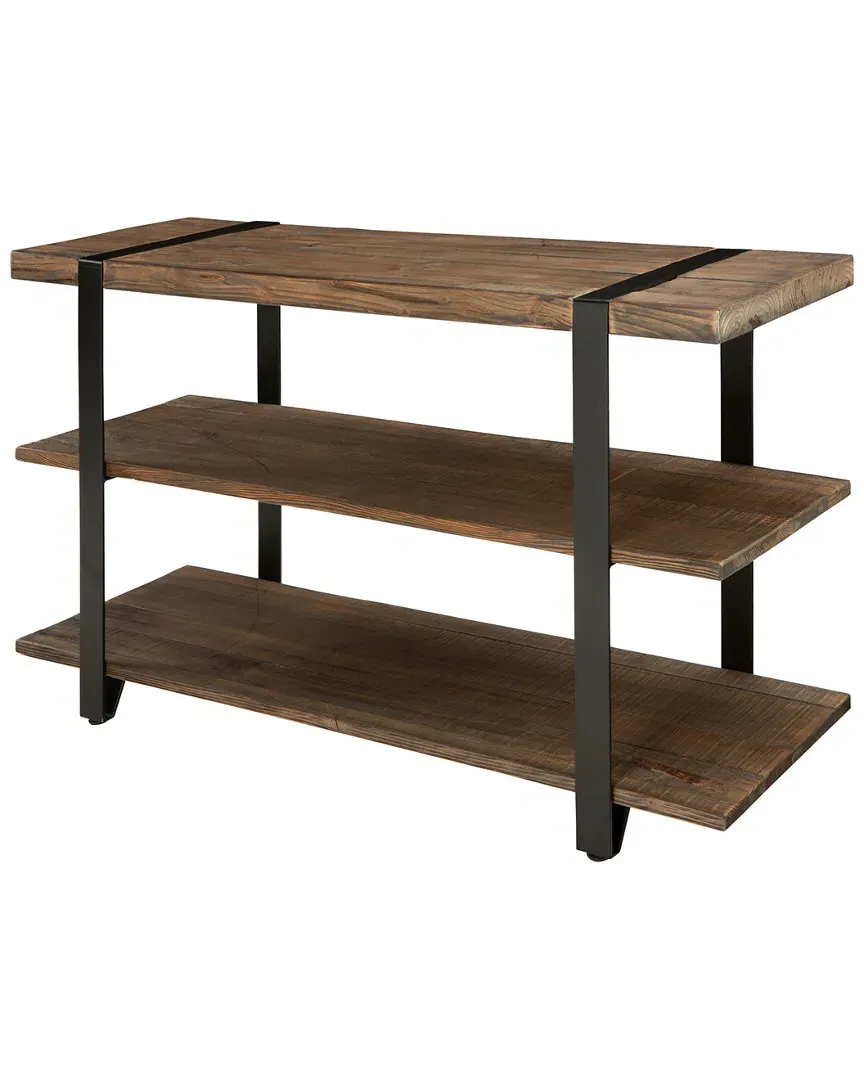 Modesto 48in Media Console Table - Reclaimed Wood