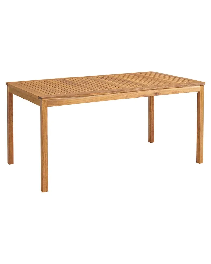 Okemo Outdoor Dining Table - Natural, Acacia Wood