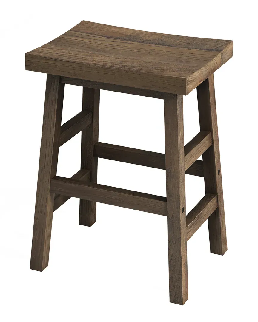 Pomona 26inH Wood Counter Stool - Pine image