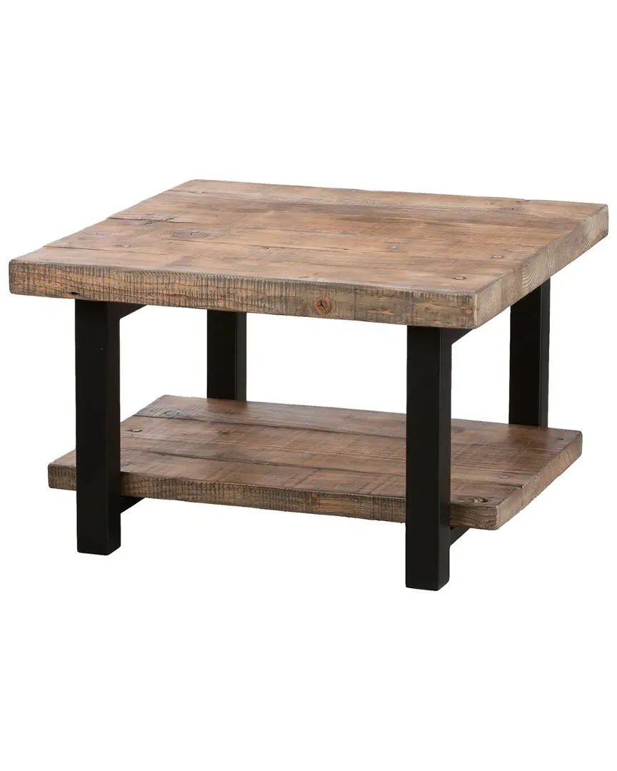 Pomona 27in Square Coffee Table - Natural, Pine Wood