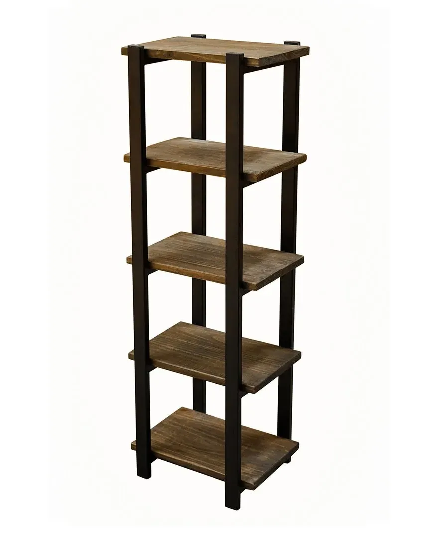 Pomona 48in Floor Storage Shelf - Natural, Pine Wood