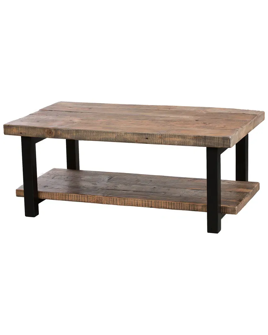 Pomona Coffee Table with Storage - Wood, Metal