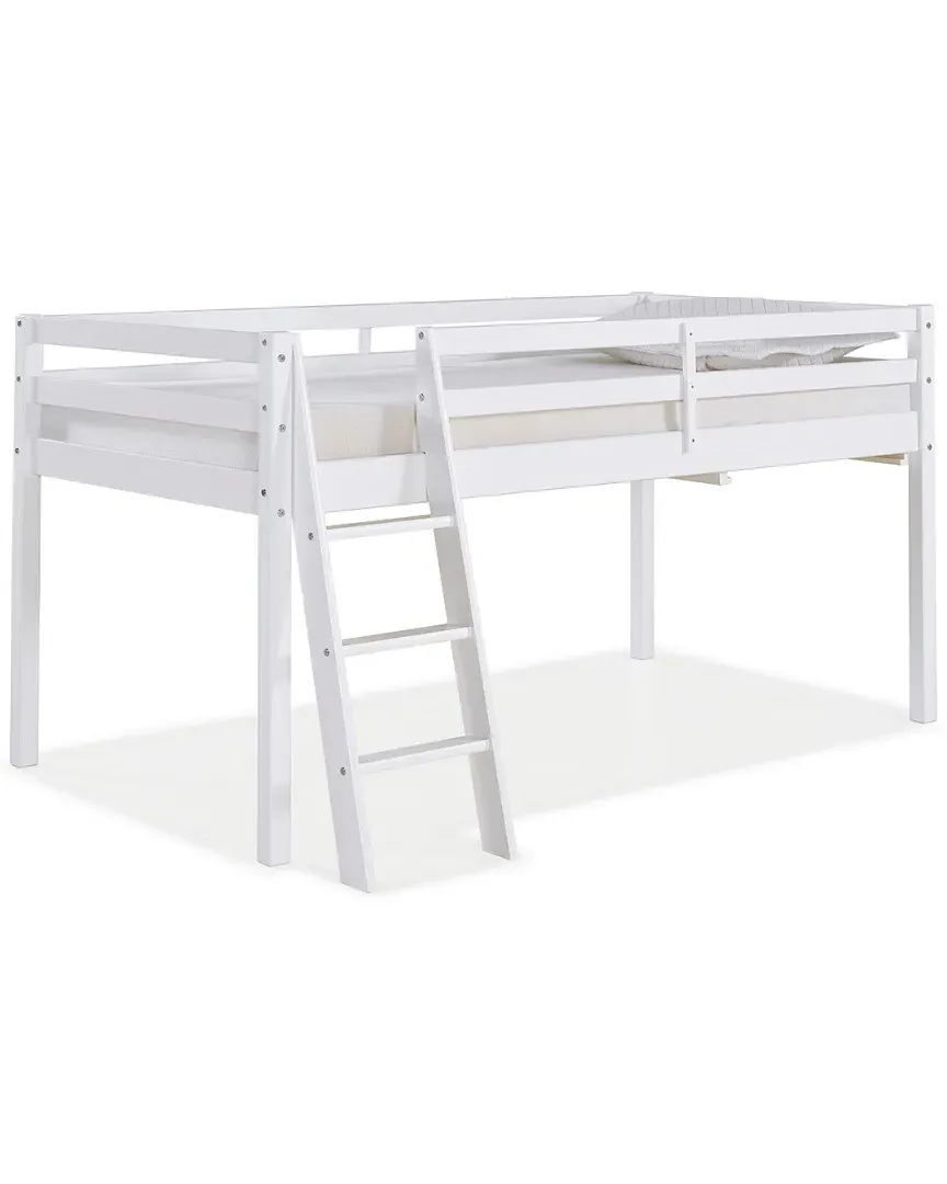 Roxy Twin Junior Loft Bed - White, Pine