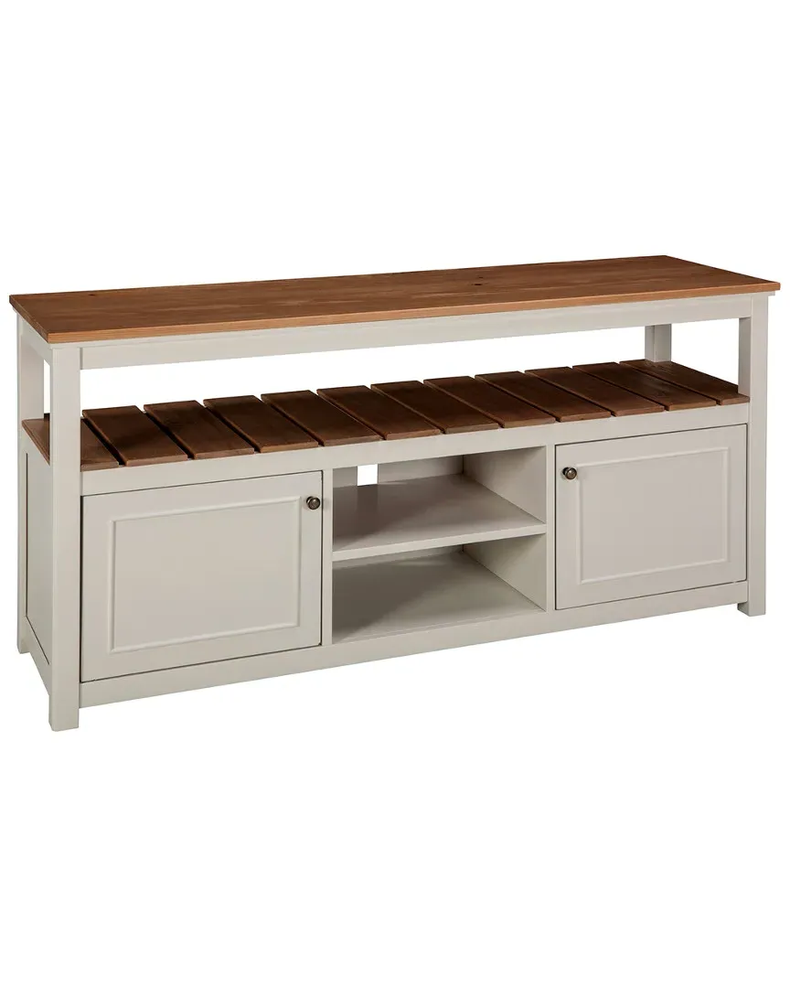 Savannah TV Cabinet - Ivory, Pine