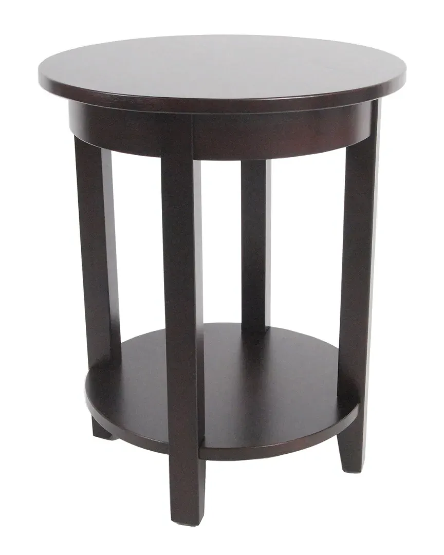 Shaker Cottage Round Accent Table - Espresso image