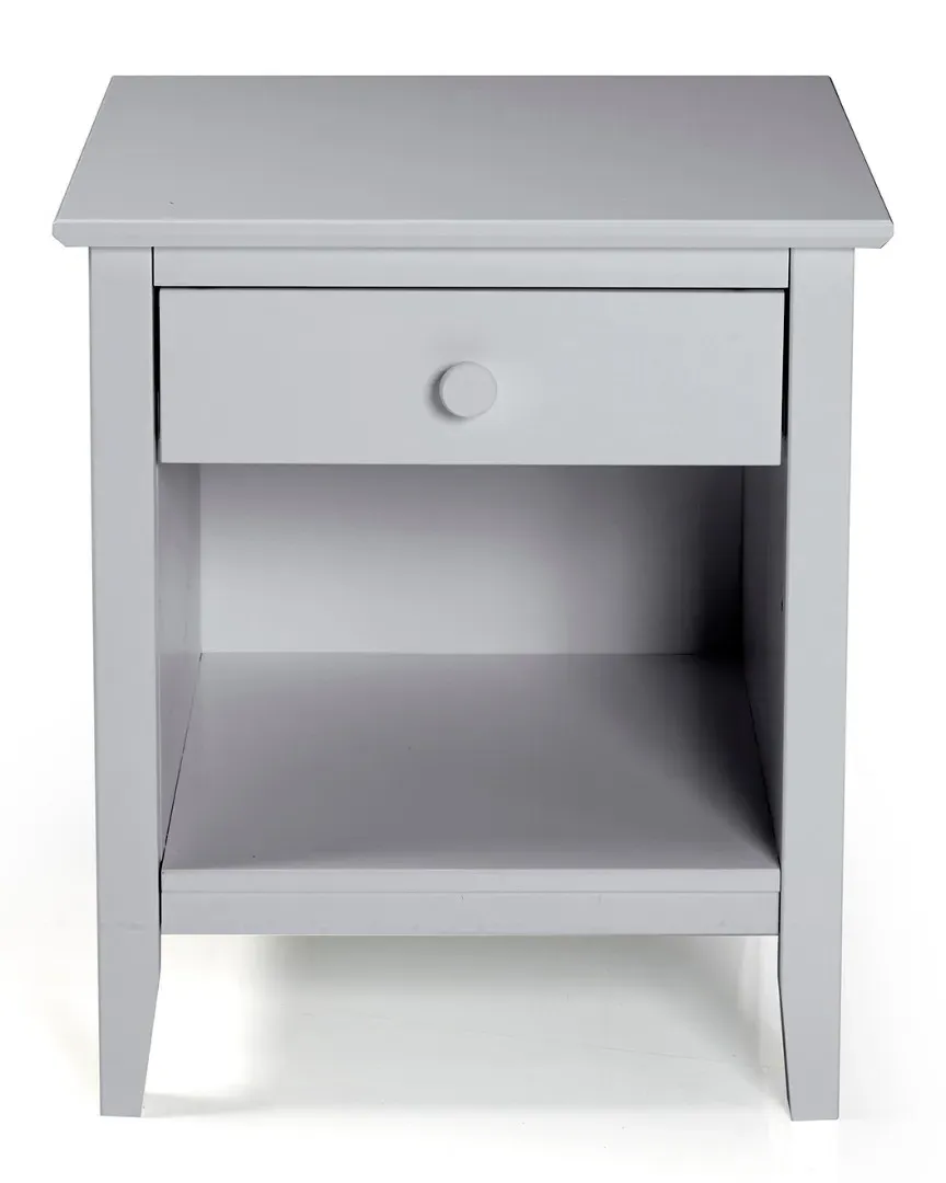 Simplicity Nightstand - Dove Grey, Pine image