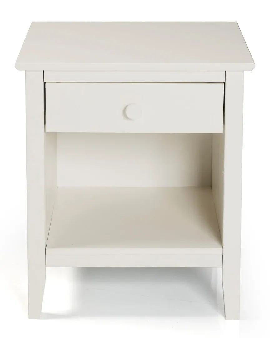 Simplicity Nightstand - White, Pine