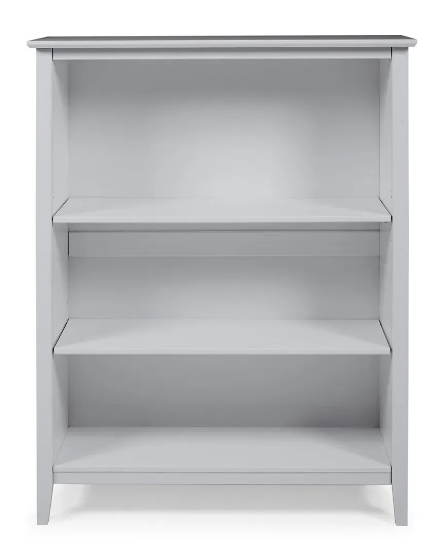Simplicity Tall Bookcase - Dove Grey, Pine image