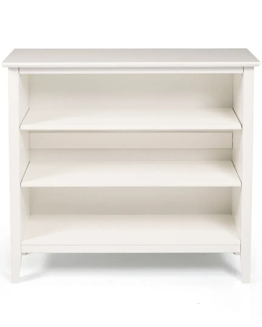 Simplicity Under Window Bookcase - White, Pine image