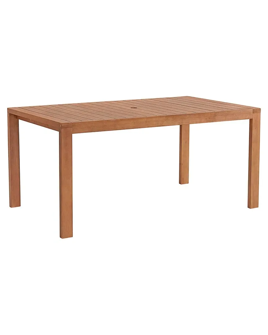 Weston Eucalyptus Wood Outdoor Dining Table - Natural
