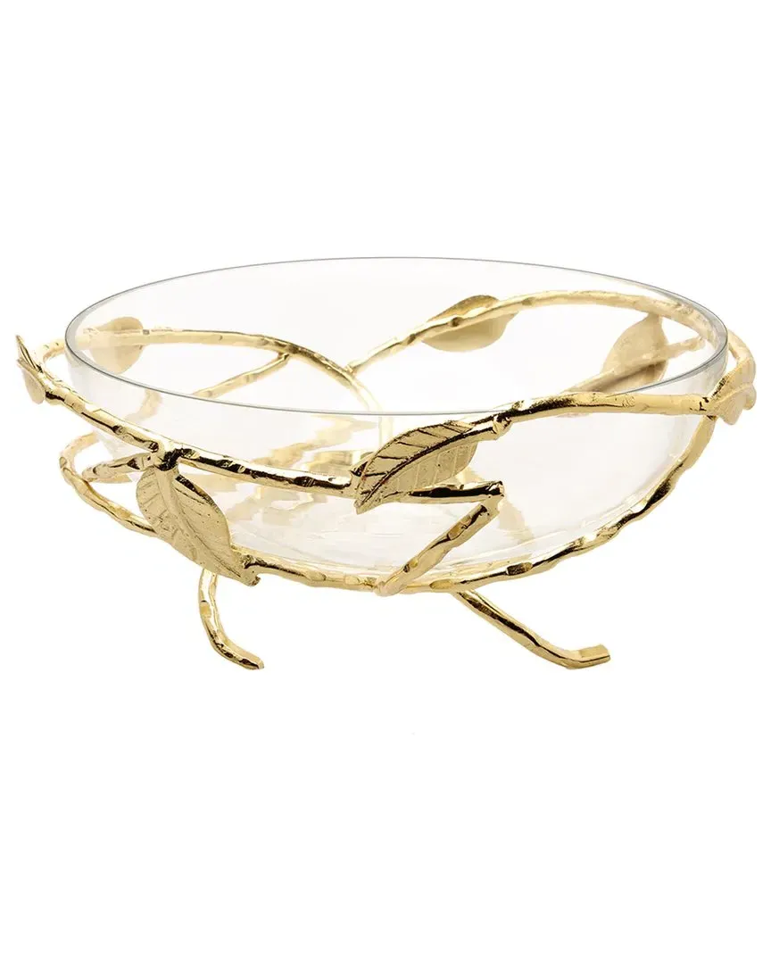 12.5 inch Salad Bowl - Gold image