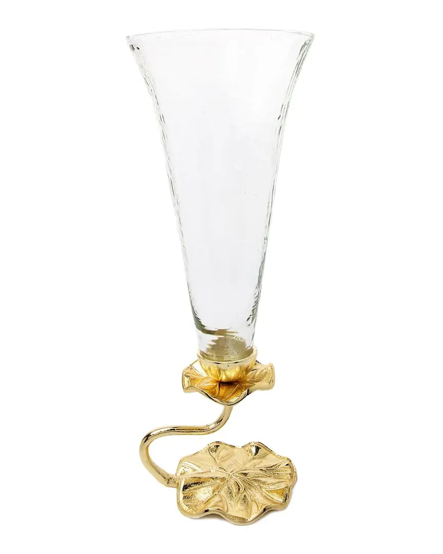 Alice Pazkus 9.5in Vase - Gold image