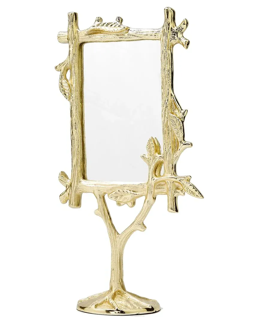 Alice Pazkus Branch Design Table Mirror - Gold image