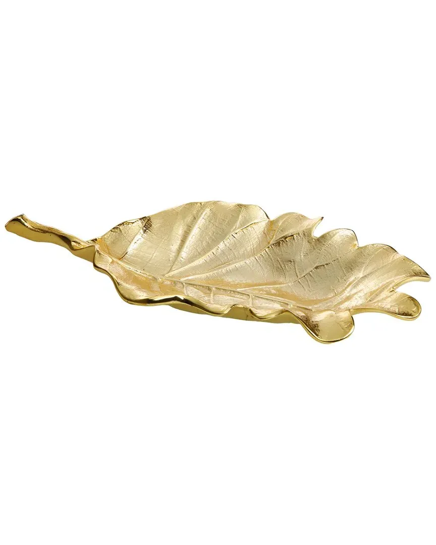 Leaf Shaped Dish - Gold image
