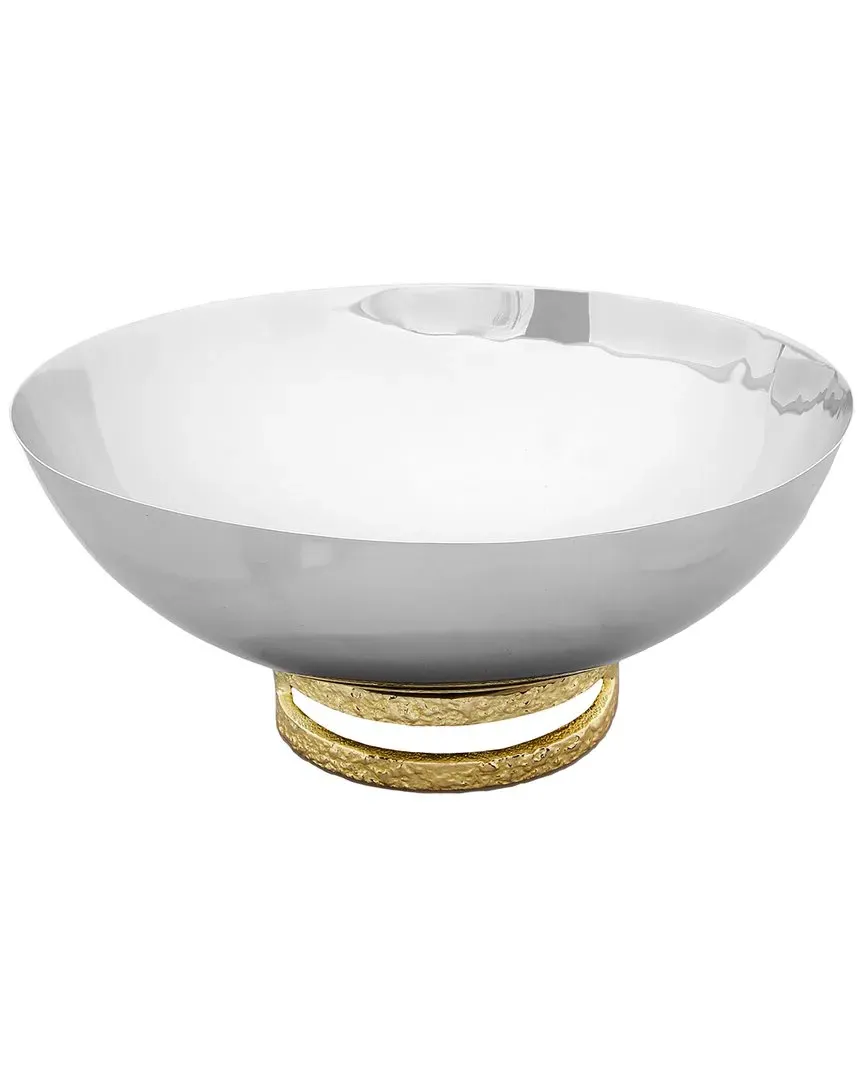 Stainless Steel Bowl with Loop Base - Gold