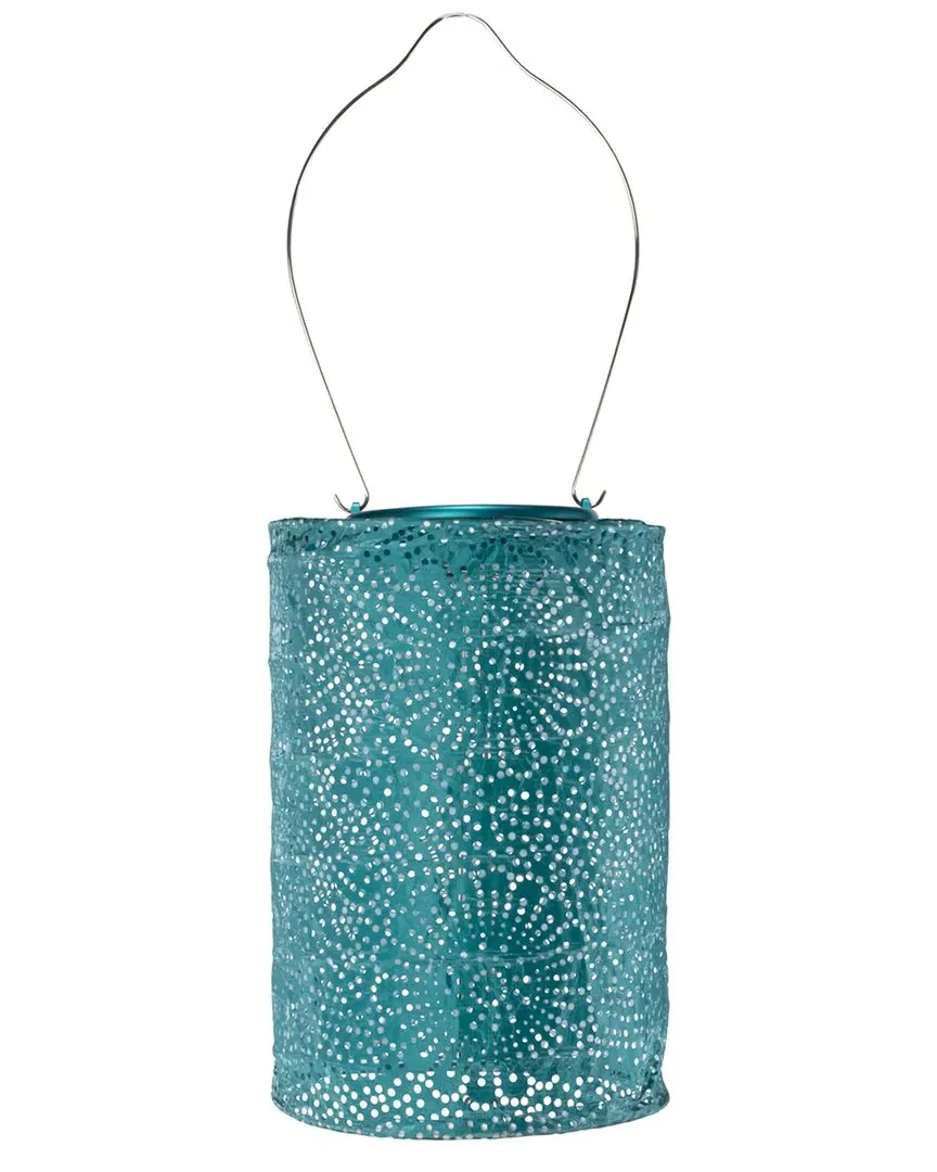 Soji Stella Cylinder Solar Lantern - Mineral Green image