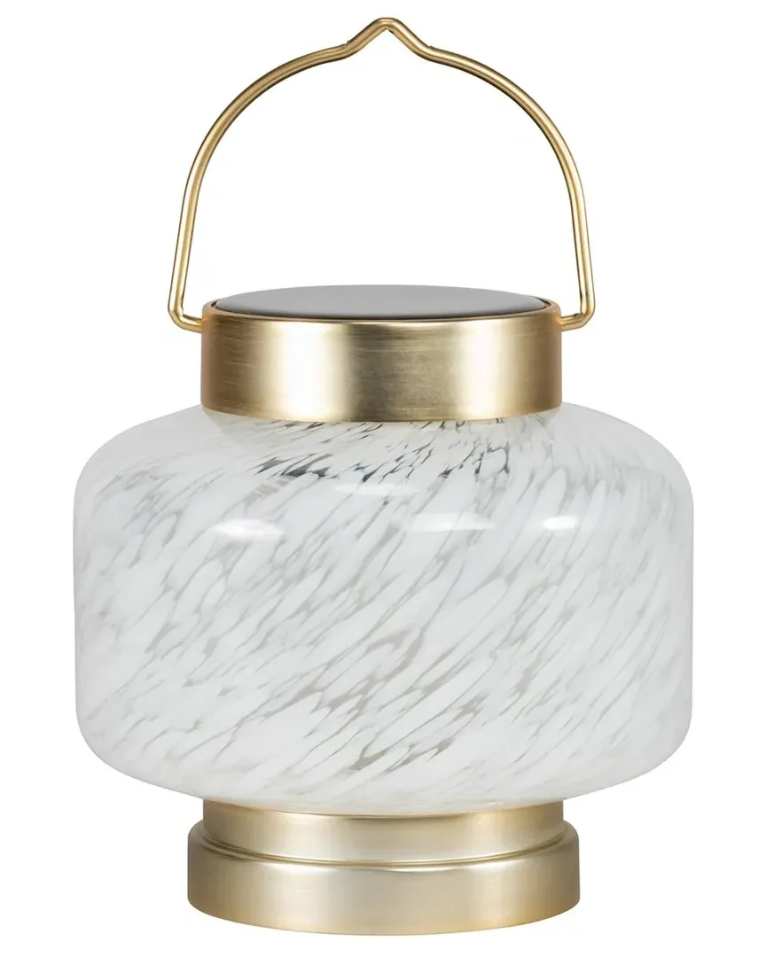 Solar Boaters Lantern - White, Glass