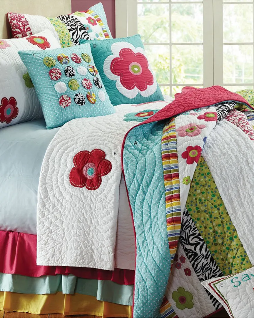 Abby Quilt - Multi-Color, Cotton image