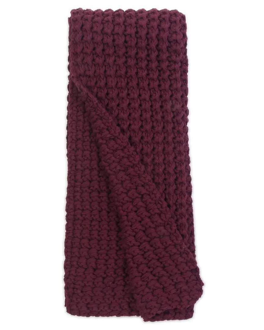 Bennet Throw - Dark Red, Cotton image