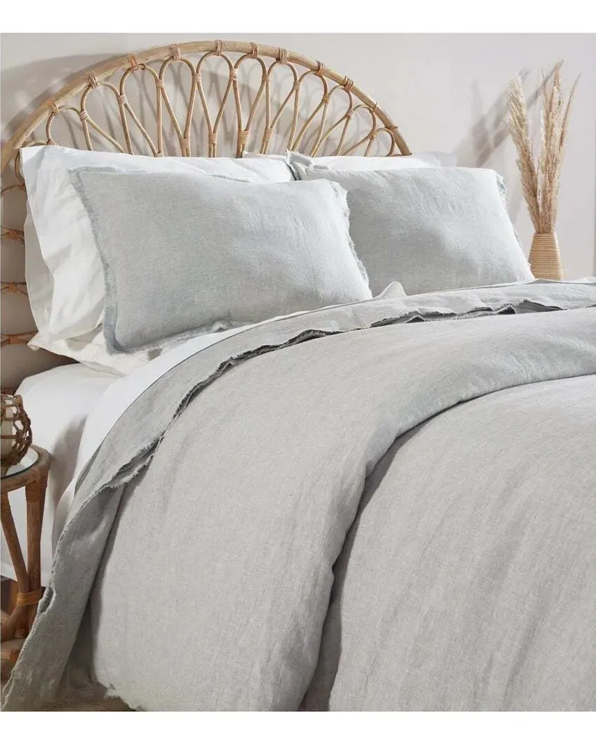 Brisbane Linen Duvet Cover - Green image