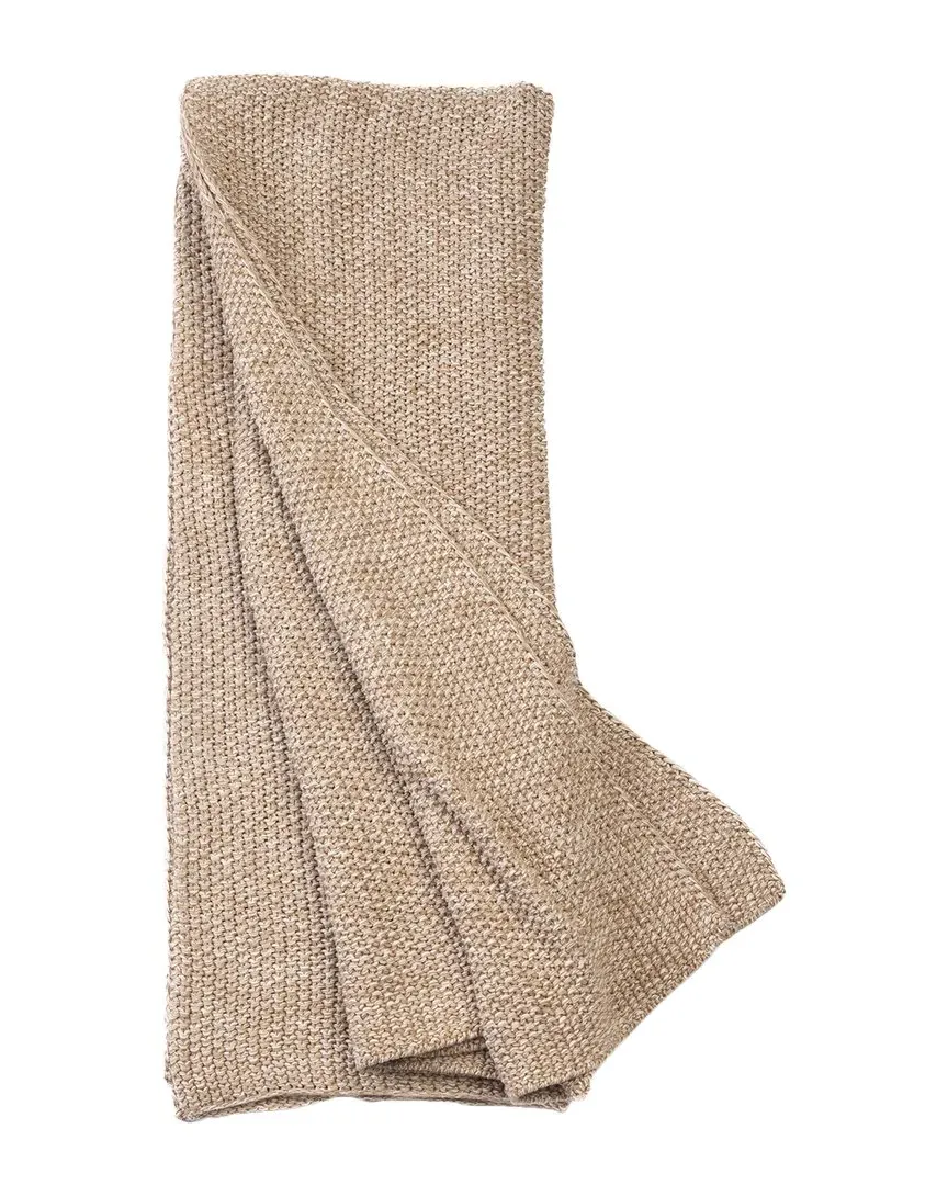 Egan Throw - Khaki, Cotton