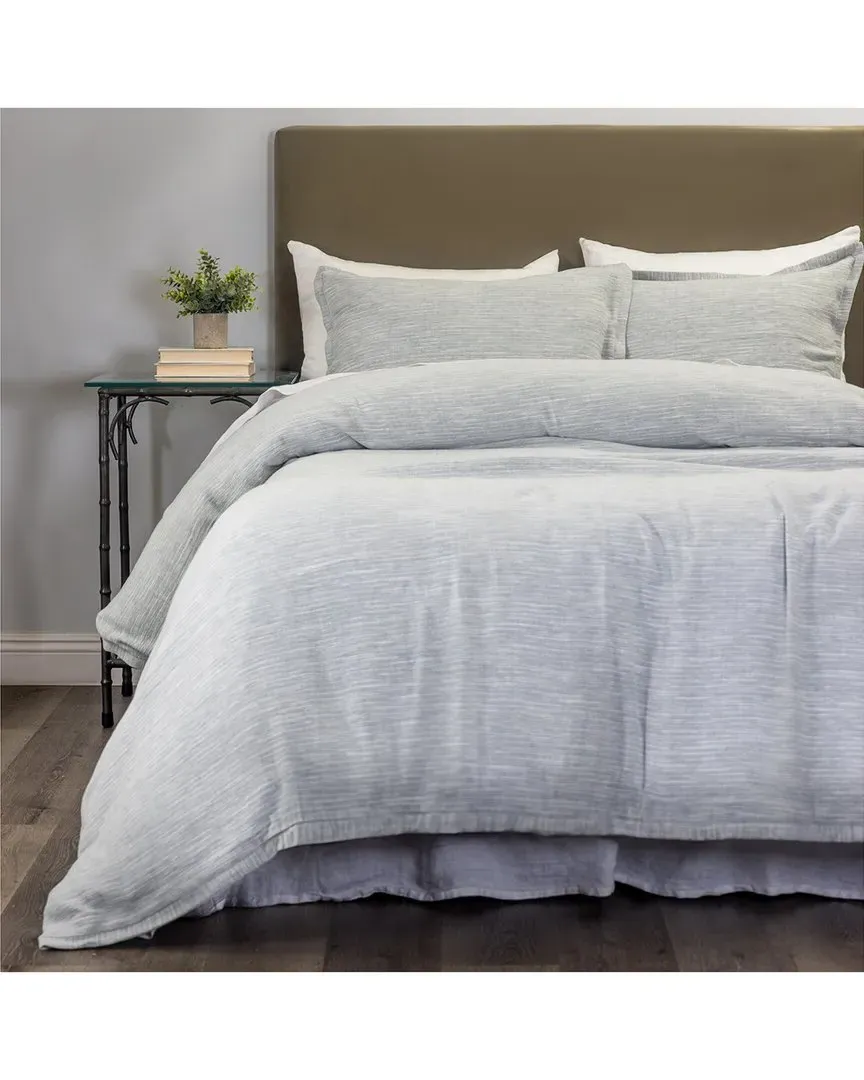 Ellistown Duvet Cover - Green, Cotton-Linen image