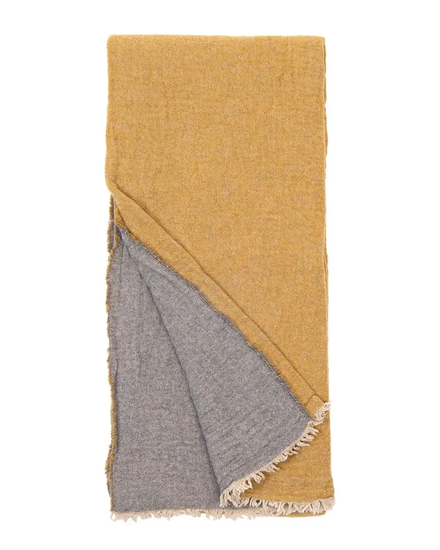 Gavin Super Throw - Ochre, Cotton