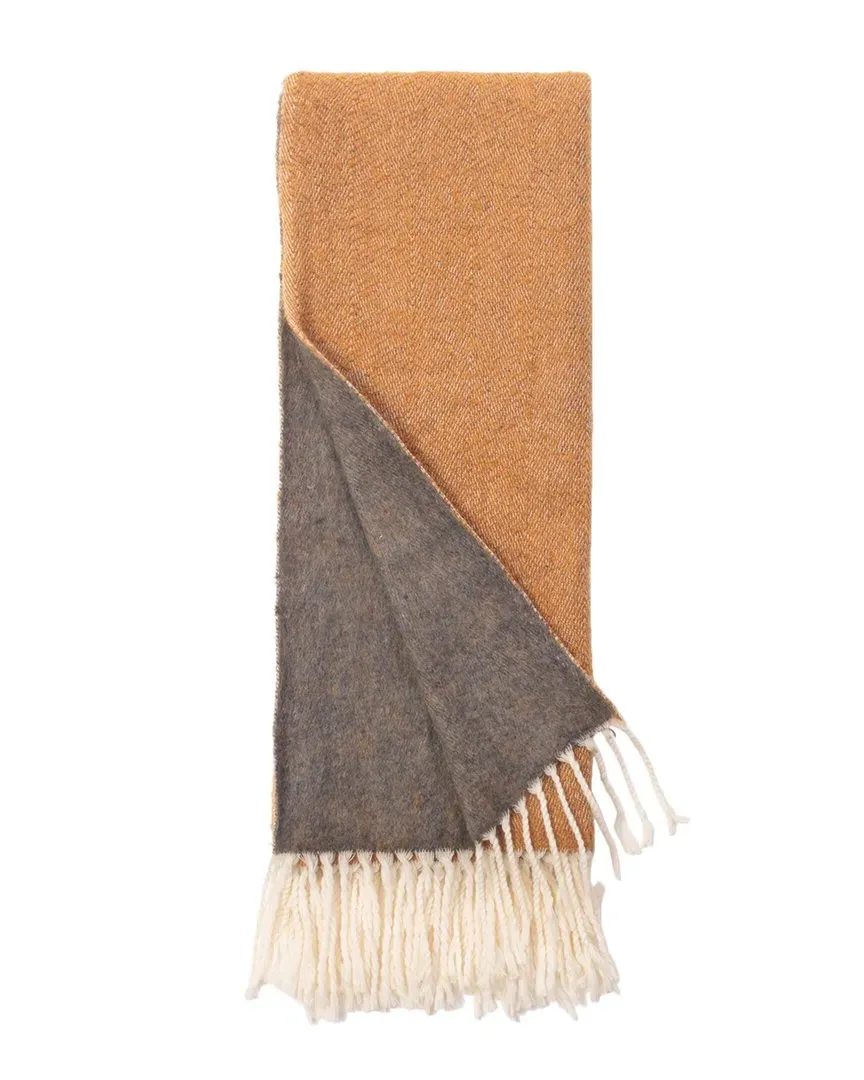 Grant Throw - Ochre, Acrylic image